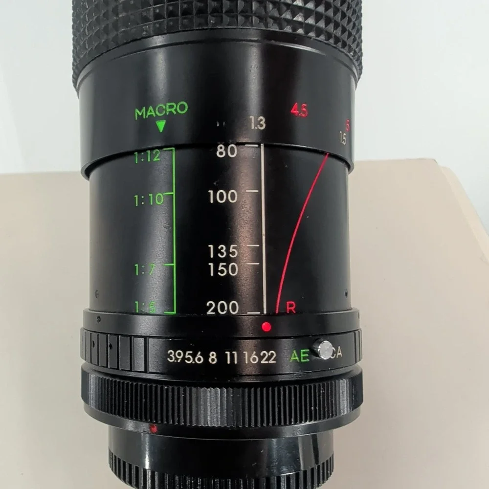 Prospec #624-4725 MC Auto Zoom‎ 55 mm f=80-200mm 1:3.9 Camera Lens Black